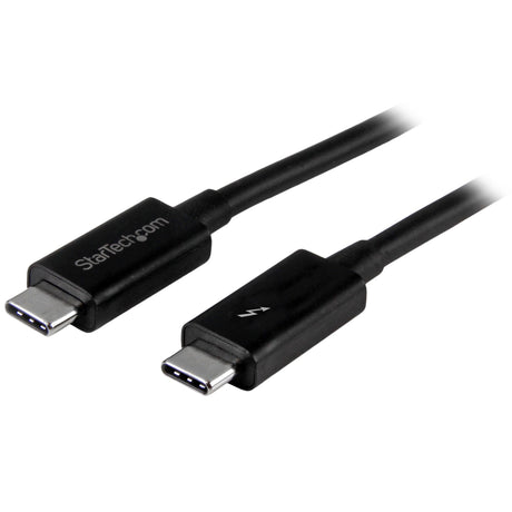 STARTECH 1m (3.3ft) Passive Thunderbolt 3 Cable | 20Gbps | 100W PD | 4K Video | Thunderbolt Cable | Compatible with USB4|DP Alt Mode | Thunderbolt 4 | USB 3.2|Type-C (TBLT3MM1M) (TBLT3MM1M)