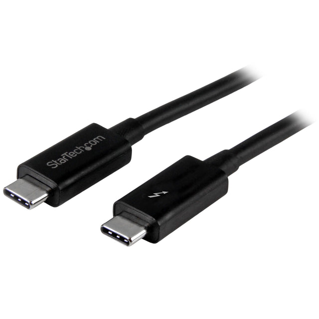STARTECH 1m (3.3ft) Passive Thunderbolt 3 Cable | 20Gbps | 100W PD | 4K Video | Thunderbolt Cable | Compatible with USB4|DP Alt Mode | Thunderbolt 4 | USB 3.2|Type-C (TBLT3MM1M) (TBLT3MM1M)