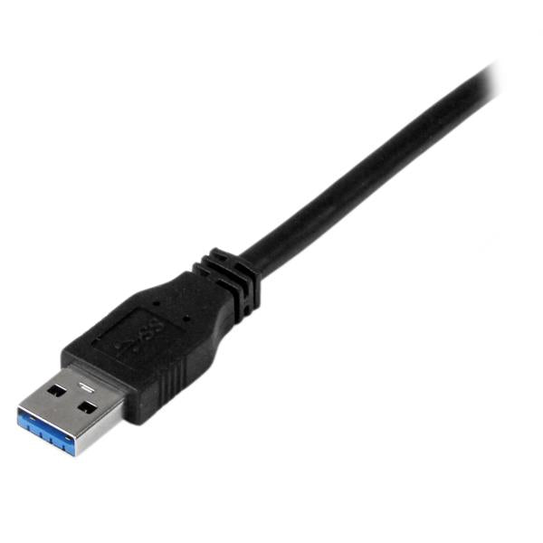 STARTECH 1m 3 ft Certified SuperSpeed USB 3.0 A to B Cable Cord - USB 3 Cable - 1x USB 3.0 A (M) | 1x USB 3.0 B (M) - 1 meter | Black (USB3CAB1M)