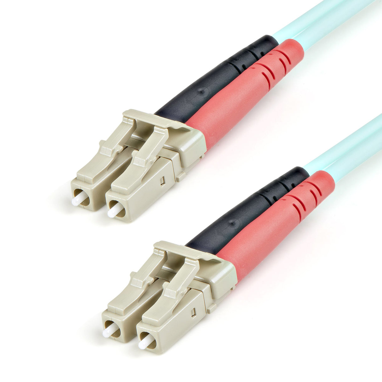 STARTECH 1m (3ft) LC|UPC to LC|UPC OM3 Multimode Fiber Optic Cable | Full Duplex 50|125µm Zipcord Fiber | 100G Networks | LOMMF|VCSEL | <0.3dB Low Insertion Loss | LSZH Fiber Patch Cord (A50FBLCLC1) (A50FBLCLC1)