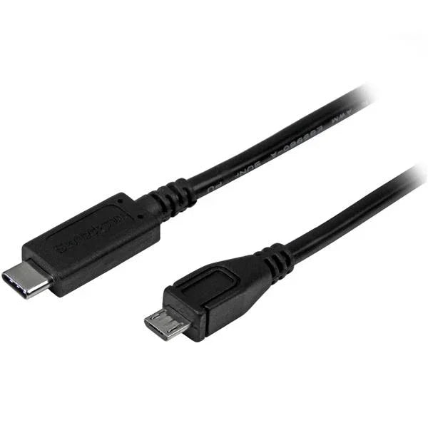 STARTECH 1m (3ft) USB 2.0 USB-C to Micro-B Cable - M|M - USB Type-C to Micro-USB Cable (USB2CUB1M)