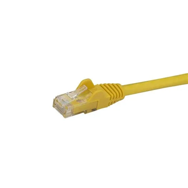 STARTECH 1m CAT6 Ethernet Cable - Yellow CAT 6 Gigabit Ethernet Wire -650MHz 100W PoE RJ45 UTP Network|Patch Cord Snagless w|Strain Relief Fluke Tested|Wiring is UL Certified|TIA (N6PATC1MYL) (N6PATC1MYL)