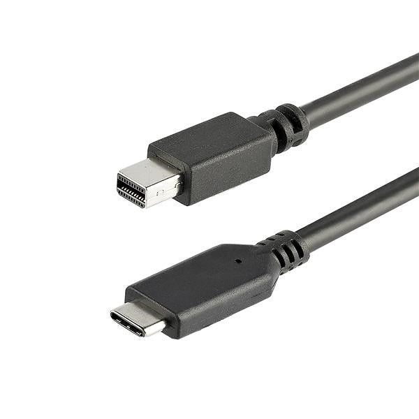 STARTECH 1m | 3.3ft USB-C to Mini DisplayPort Cable - 4K 60Hz - Black - USB 3.1 Type C to mDP Adapter (CDP2MDPMM1MB) (CDP2MDPMM1MB)