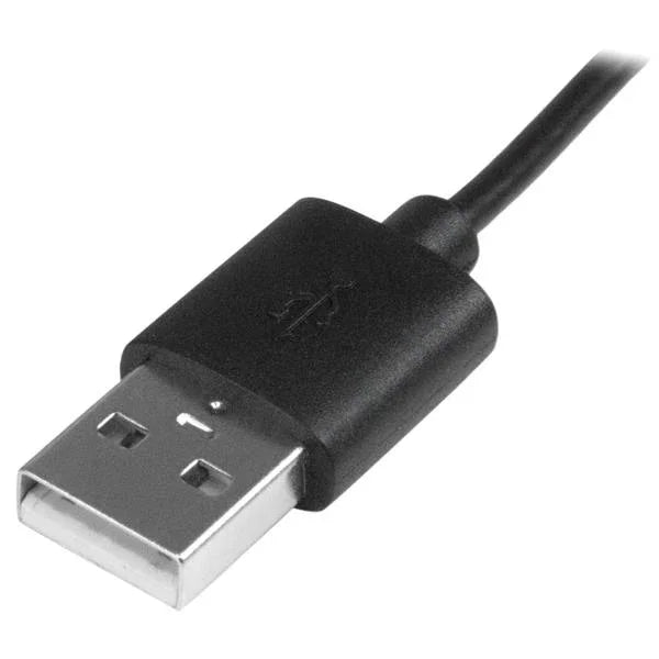 STARTECH 1m | 3ft USB to Micro USB Cable with LED Charging Light - M|M USB to Micro USB Charging Cable - USB Charger Cable (USBAUBL1M) (USBAUBL1M)
