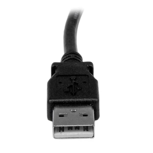 STARTECH 1m USB 2.0 A to Left Angle B Cable Cord - 1 m USB Printer Cable - Left Angle USB B Cable - 1x USB A (M) | 1x USB B (M) (USBAB1ML)