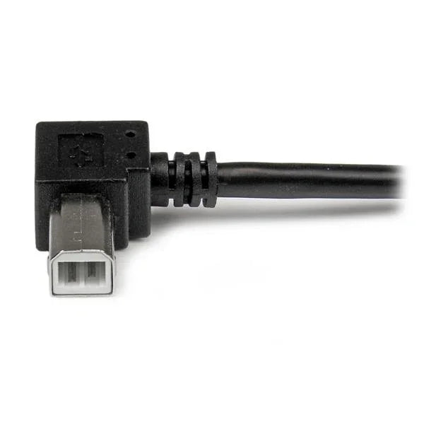 STARTECH 1m USB 2.0 A to Right Angle B Cable Cord - 1 m USB Printer Cable - Right Angle USB B Cable - 1x USB A (M) | 1x USB B (M) (USBAB1MR)