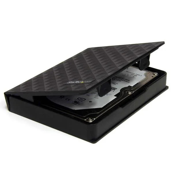 STARTECH 2.5in Anti-Static Hard Drive Protector Case - Black (3pk) - 2.5 HDD protector black - 2.5 HDD protector (HDDCASE25BK)