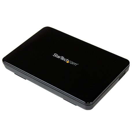 STARTECH 2.5in USB 3.0 External SATA III SSD Hard Drive Enclosure with UASP | Portable External USB HDD with Tool-less Installation (S2510BPU33) (S2510BPU33)