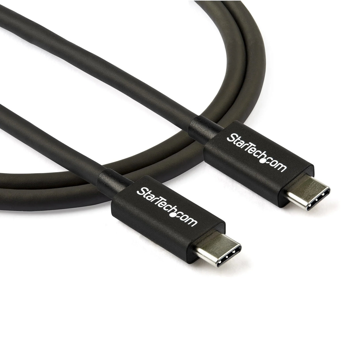 STARTECH 2.6ft (80cm) Passive Thunderbolt 3 Cable | 40Gbps | 100W PD | 4K|5K Video | Thunderbolt Cable | Compatible with USB4|DP Alt Mode | Thunderbolt 4 | USB 3.2|Type-C (TBLT34MM80CM) (TBLT34MM80CM)