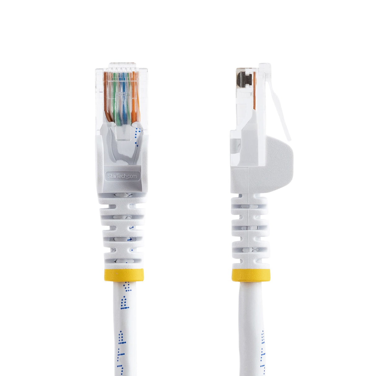 STARTECH 2 m White Cat5e Snagless RJ45 UTP Patch Cable - 2m Patch Cord - Ethernet Patch Cable - RJ45 Male to Male Cat 5e Cable (45PAT2MWH) (45PAT2MWH)