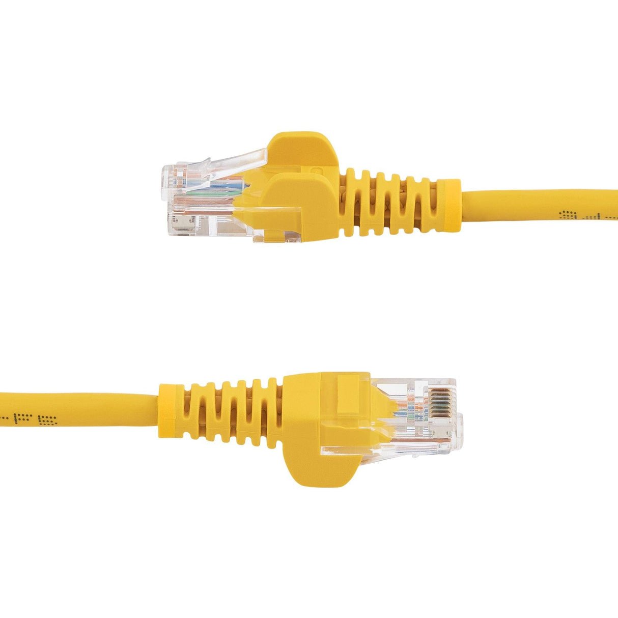 STARTECH 2 m Yellow Cat5e Snagless RJ45 UTP Patch Cable - 2m Patch Cord - Ethernet Patch Cable - RJ45 Male to Male Cat 5e Cable (45PAT2MYL) (45PAT2MYL)