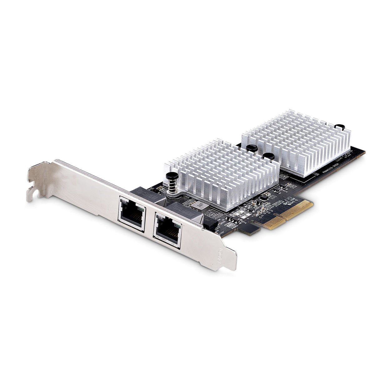 STARTECH 2-Port 10GbE PCIe Network Adapter Card | Network Card for PCs|Servers | Six-Speed PCIe Ethernet Card with Jumbo Frame Support | NIC|LAN Interface Card | 10GBASE-T and NBASE-T (ST10GSPEXNDP2) (ST10GSPEXNDP2)