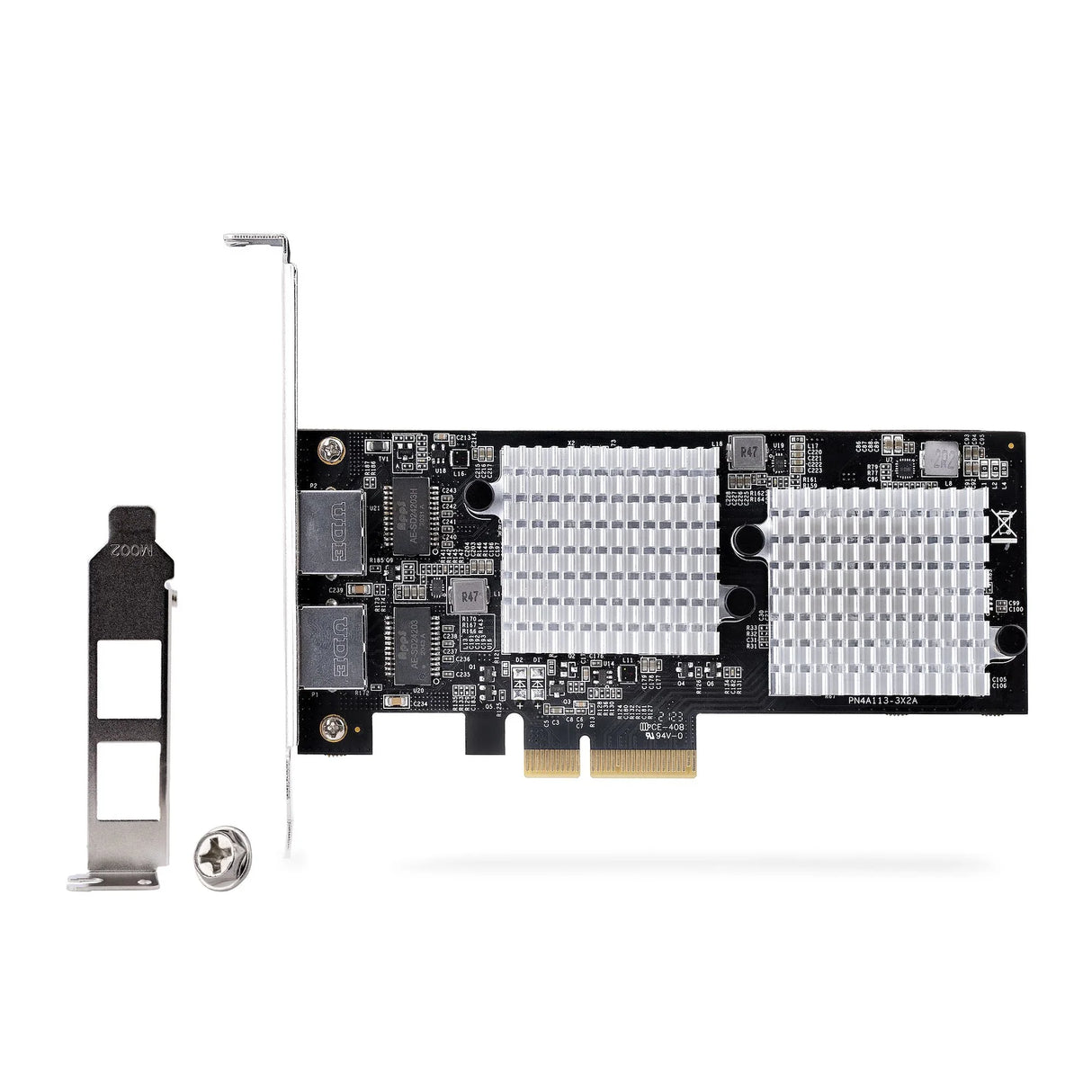 STARTECH 2-Port 10GbE PCIe Network Adapter Card | Network Card for PCs|Servers | Six-Speed PCIe Ethernet Card with Jumbo Frame Support | NIC|LAN Interface Card | 10GBASE-T and NBASE-T (ST10GSPEXNDP2) (ST10GSPEXNDP2)