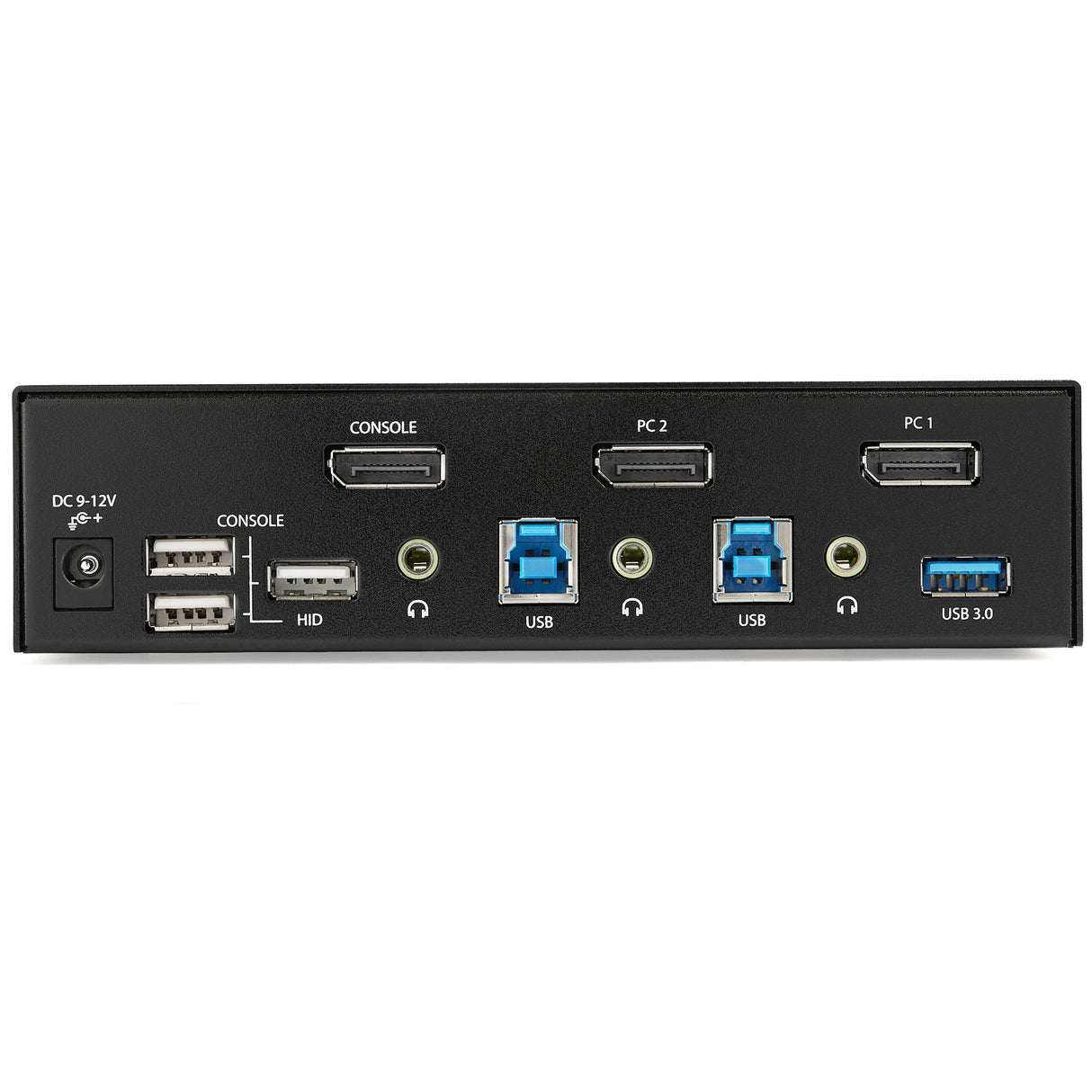 STARTECH 2 Port DisplayPort KVM Switch - 4K 60Hz - Single Display - Dual Port UHD DP 1.2 USB KVM Switch with Integrated USB 3.0 Hub & Audio - Dell HP Apple Lenovo - TAA Compliant (SV231DPU34K) (SV231DPU34K)