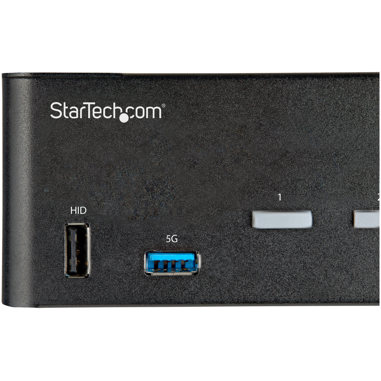 STARTECH 2 Port Dual Monitor HDMI KVM Switch - 4K 60Hz Ultra HD HDR - Desktop 4K HDMI 2.0 KVM Switch with 2 Port USB 3.0 Hub (5Gbps) & 4x USB 2.0 HID | Audio - Hotkey Switching - TAA (SV231DHU34K6) (SV231DHU34K6)