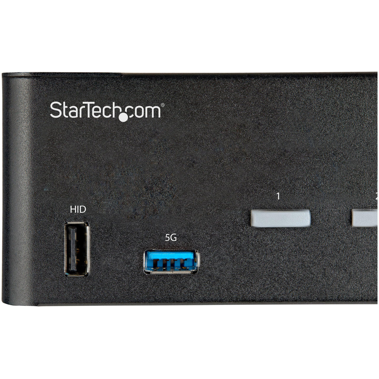 STARTECH 2 Port Dual Monitor HDMI KVM Switch - 4K 60Hz Ultra HD HDR - Desktop 4K HDMI 2.0 KVM Switch with 2 Port USB 3.0 Hub (5Gbps) & 4x USB 2.0 HID | Audio - Hotkey Switching - TAA (SV231DHU34K6) (SV231DHU34K6)