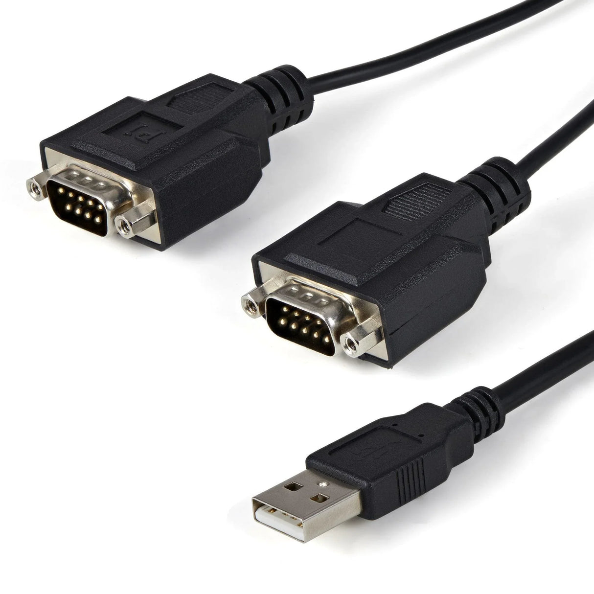 STARTECH 2-Port FTDI USB to Serial Adapter DB9 - COM Retention - USB to Serial RS232 Adapter - USB Serial Adapter - USB to RS232 Hub (ICUSB2322F)