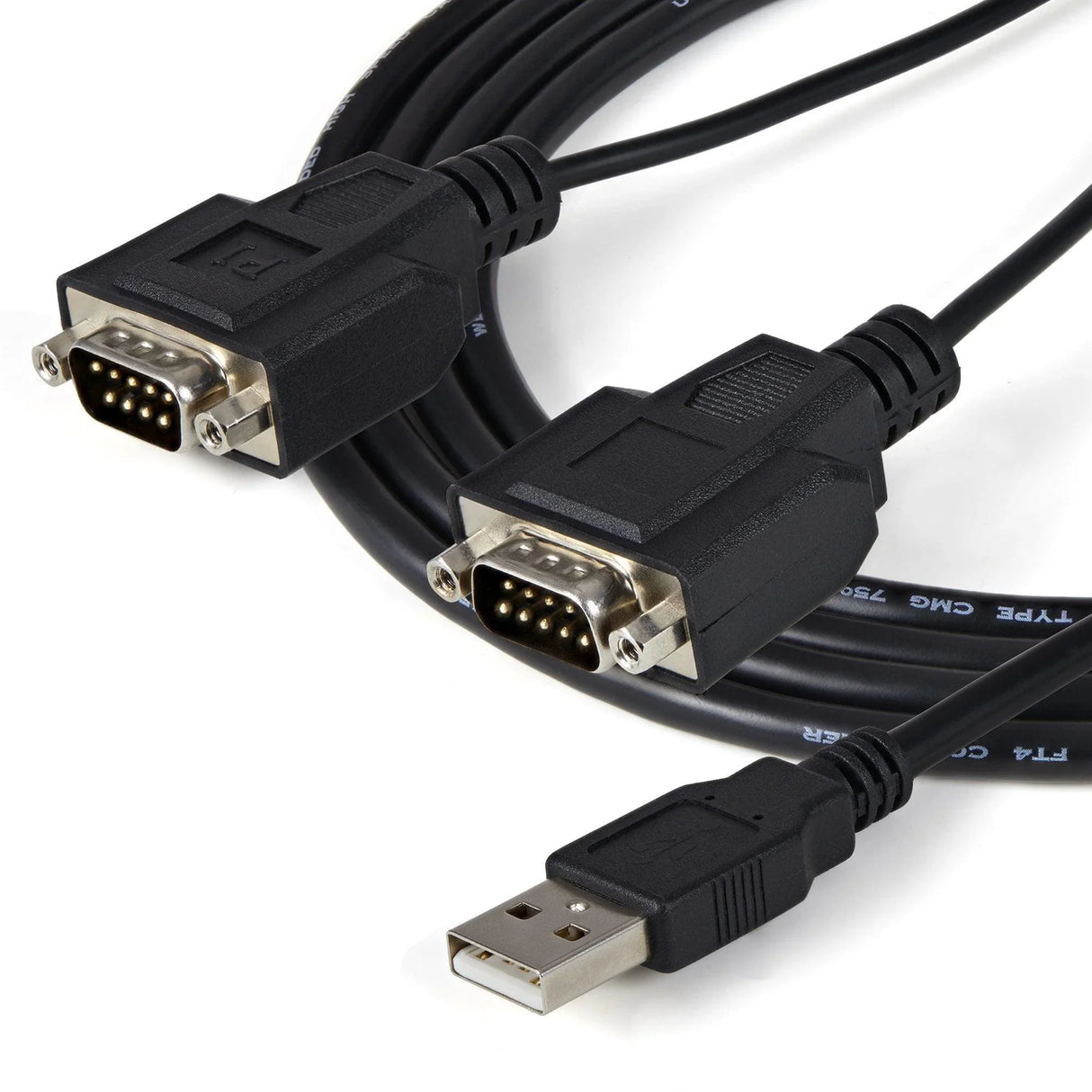 STARTECH 2-Port FTDI USB to Serial Adapter DB9 - COM Retention - USB to Serial RS232 Adapter - USB Serial Adapter - USB to RS232 Hub (ICUSB2322F)