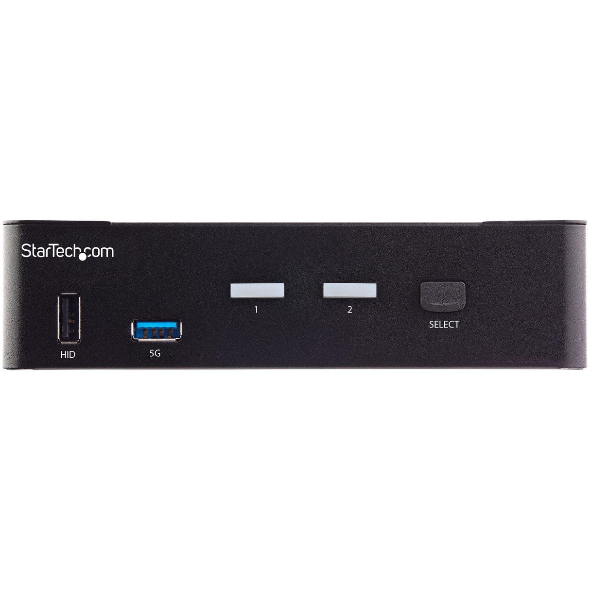 STARTECH 2 Port HDMI KVM Switch - Single Monitor 4K 60Hz Ultra HD HDR - Desktop HDMI 2.0 KVM Switch with 2 Port USB 3.0 Hub (5Gbps) and 4x USB 2.0 HID | Audio - Hotkey Switching - TAA (SV231HU34K6) (SV231HU34K6)