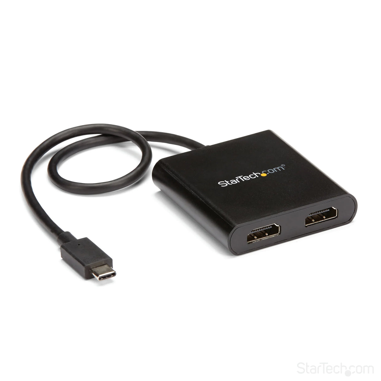 STARTECH 2-Port Multi Monitor Adapter - USB-C to 2x HDMI Video Splitter - USB Type-C to HDMI MST Hub - Dual 4K 30Hz or 1080p 60Hz - Thunderbolt 3 Compatible | Windows Only (MSTCDP122HD) (MSTCDP122HD)