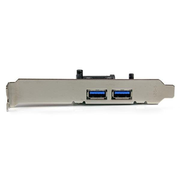 STARTECH 2 Port PCI Express (PCIe) SuperSpeed USB 3.0 Card Adapter with UASP - SATA Power - Dual Port USB 3 PCIe Controller (PEXUSB3S24)