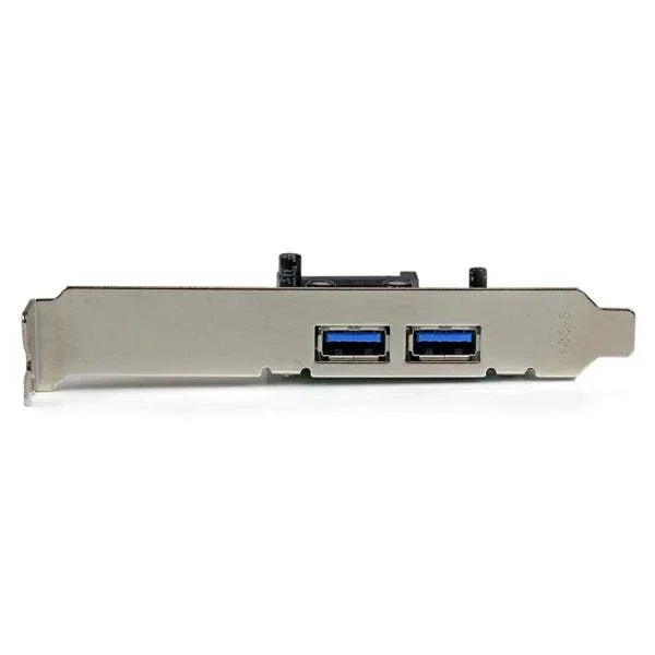 STARTECH 2 Port PCI Express (PCIe) SuperSpeed USB 3.0 Card Adapter with UASP - SATA Power - Dual Port USB 3 PCIe Controller (PEXUSB3S24)