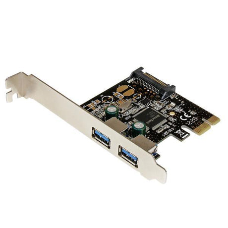 STARTECH 2 Port PCI Express PCIe SuperSpeed USB 3.0 Controller Card w| SATA Power - Dual Port PCI Express USB 3 Adapter (PEXUSB3S23)