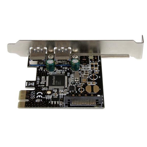 STARTECH 2 Port PCI Express PCIe SuperSpeed USB 3.0 Controller Card w| SATA Power - Dual Port PCI Express USB 3 Adapter (PEXUSB3S23)