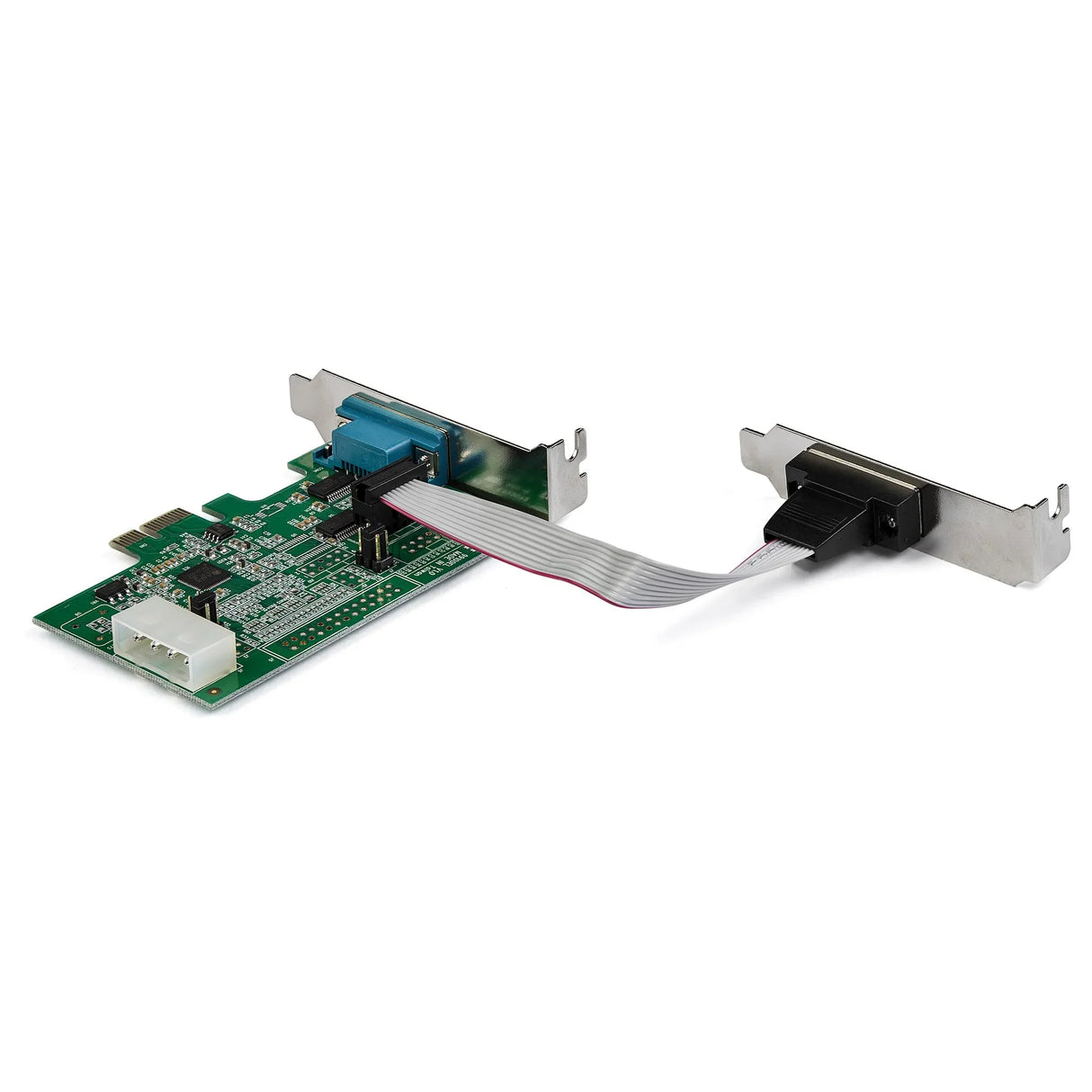 STARTECH 2-port PCI Express RS232 Serial Adapter Card - PCIe RS232 Serial Host Controller Card - PCIe to Serial DB9 - 16950 UART - Low Profile Expansion Card | Windows & Linux (PEX2S953LP) (PEX2S953LP)