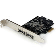 STARTECH 2 Port PCI Express SATA 6 Gbps eSATA Controller Card - Dual Port PCIe SATA III Card - 2 Int|2 Ext - SATA III 6Gbps (PEXESAT322I) (PEXESAT322I)