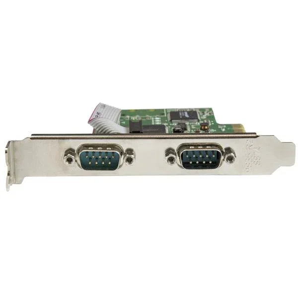 STARTECH 2-Port PCI Express Serial Card with 16C1050 UART - RS232 Low Profile Serial Card - PCI Serial Card (PEX2S1050) (PEX2S1050)