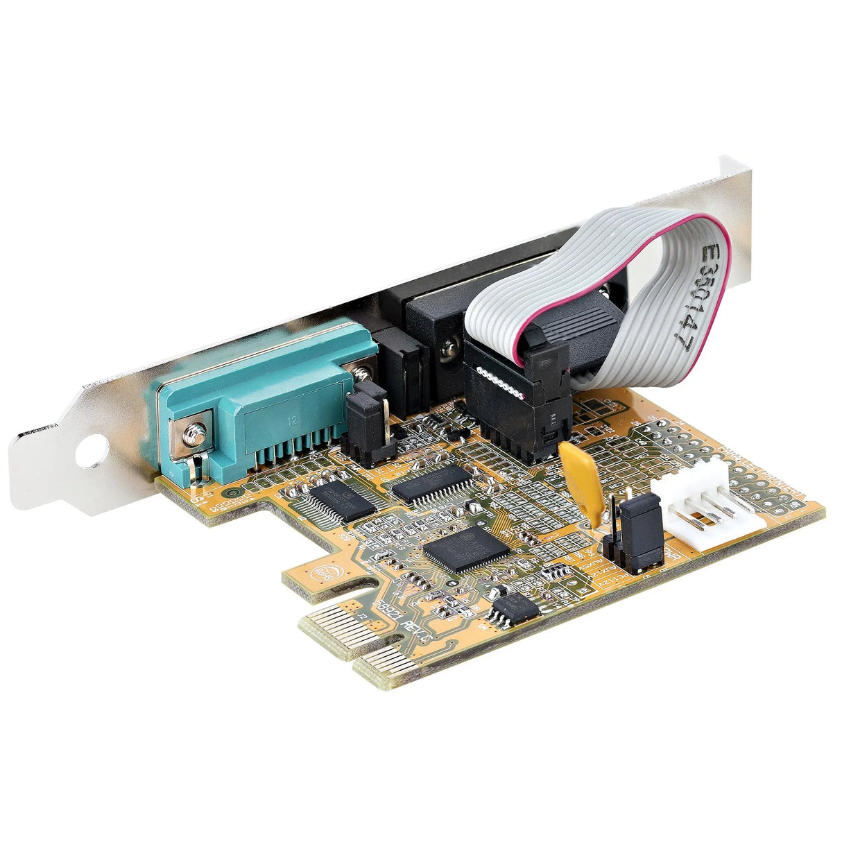 STARTECH 2-Port PCI Express Serial Interface Card | Dual Port PCIe to RS232 (DB9) Serial Card | 16C1050 UART | Standard|Low Profile Brackets | COM Retention | For Windows|Linux (21050-PC-SERIAL-CARD) (21050-PC-SERIAL-CARD)