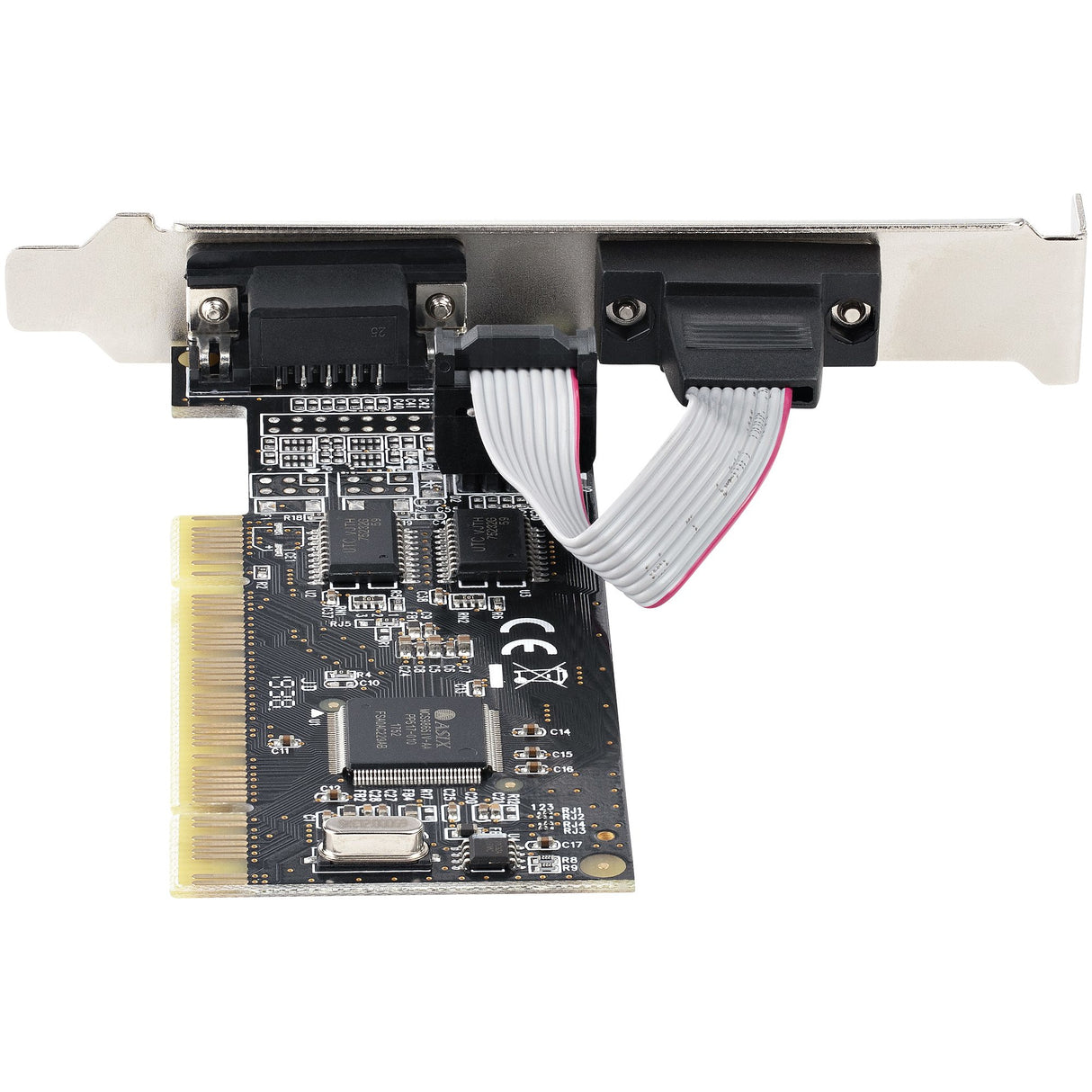 STARTECH 2-Port PCI RS232 Serial Adapter Card - PCI Serial Port Expansion Controller Card - PCI to Dual Serial DB9 Card - Standard (Installed) & Low Profile Brackets | Windows|Linux (PCI2S5502) (PCI2S5502)