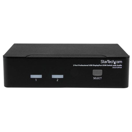 STARTECH 2 Port Professional USB DisplayPort KVM Switch with Audio (SV231DPUA) (SV231DPUA)