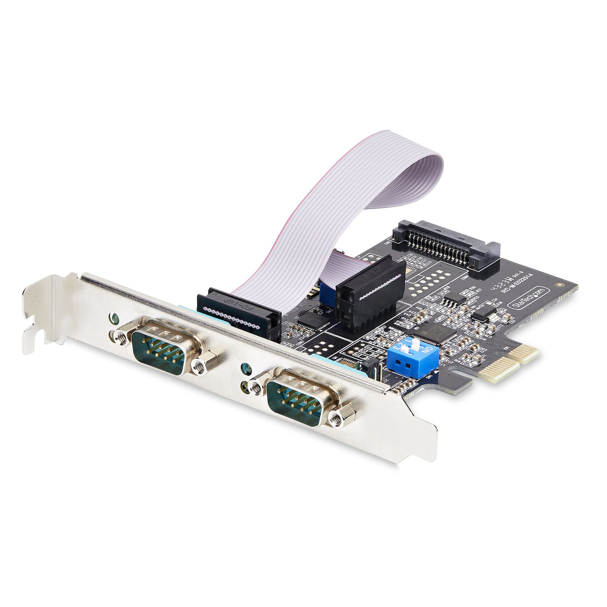 STARTECH 2-Port Serial PCIe Card | Dual-Port PCI Express to RS232|RS422|RS485 DB9 Serial Card | Standard|Low-Profile Brackets | 16C1050 UART | ESD Protection | Windows|Linux (2S232422485-PC-CARD) (2S232422485-PC-CARD)