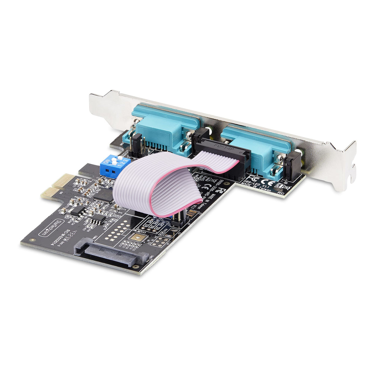 STARTECH 2-Port Serial PCIe Card | Dual-Port PCI Express to RS232|RS422|RS485 DB9 Serial Card | Standard|Low-Profile Brackets | 16C1050 UART | ESD Protection | Windows|Linux (2S232422485-PC-CARD) (2S232422485-PC-CARD)