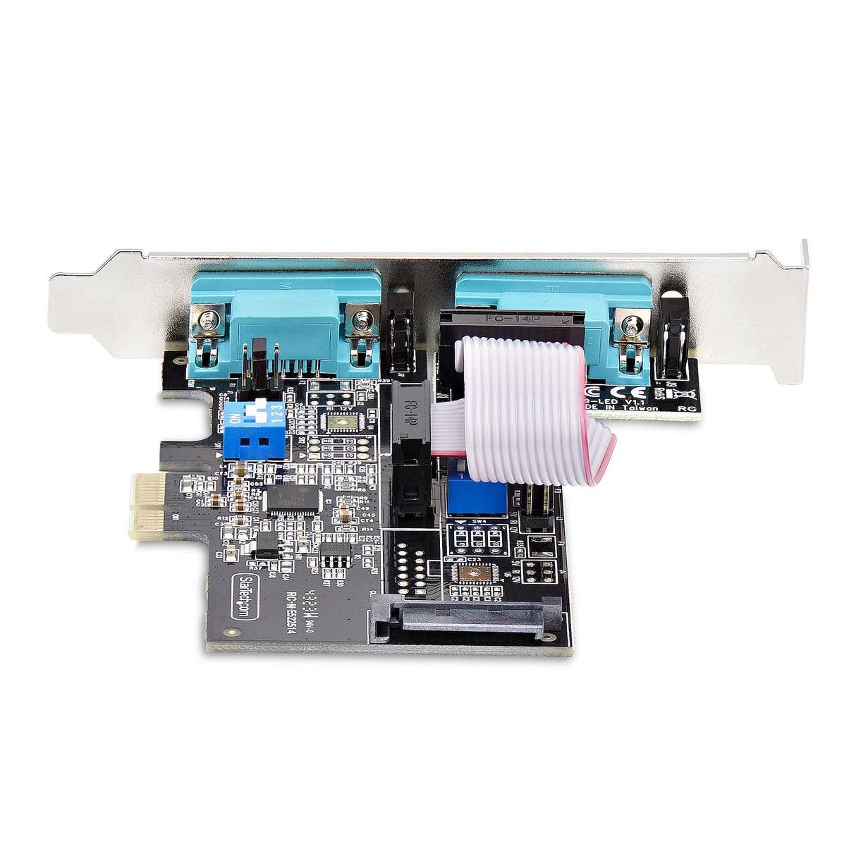 STARTECH 2-Port Serial PCIe Card | Dual-Port PCI Express to RS232|RS422|RS485 DB9 Serial Card | Standard|Low-Profile Brackets | 16C1050 UART | ESD Protection | Windows|Linux (2S232422485-PC-CARD) (2S232422485-PC-CARD)