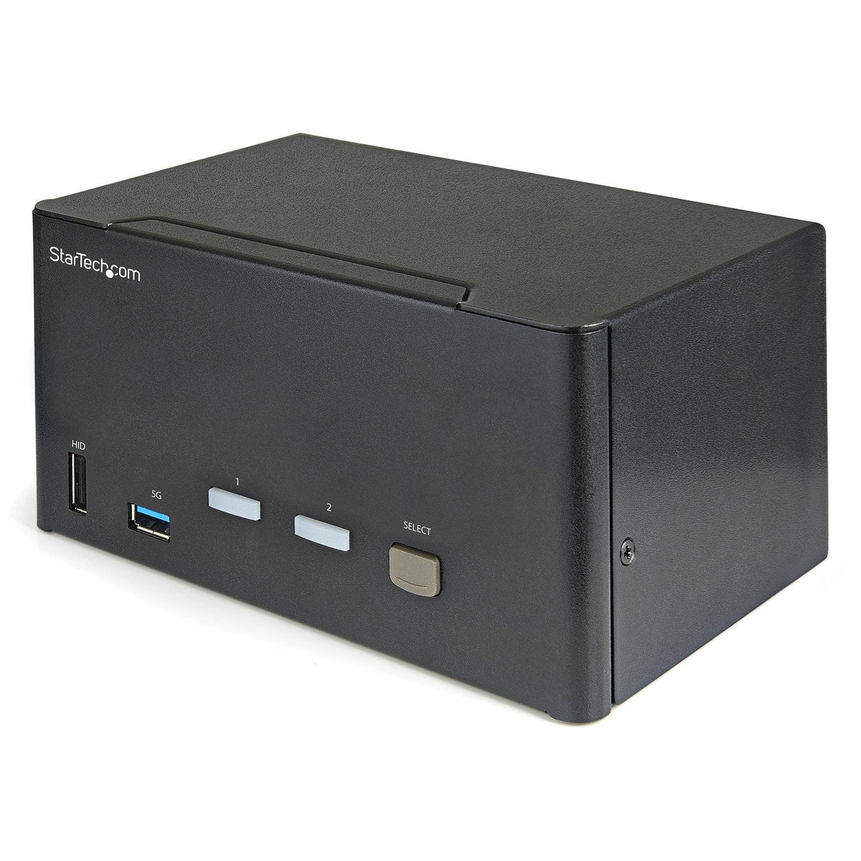 STARTECH 2 Port Triple Monitor DisplayPort KVM Switch - 4K 60Hz UHD HDR - Desktop DP 1.2 KVM with 2 Port USB 3.0 Hub (5Gbps) & 4x USB 2.0 HID Ports | Audio - Hotkey Switching - TAA (SV231TDPU34K) (SV231TDPU34K)