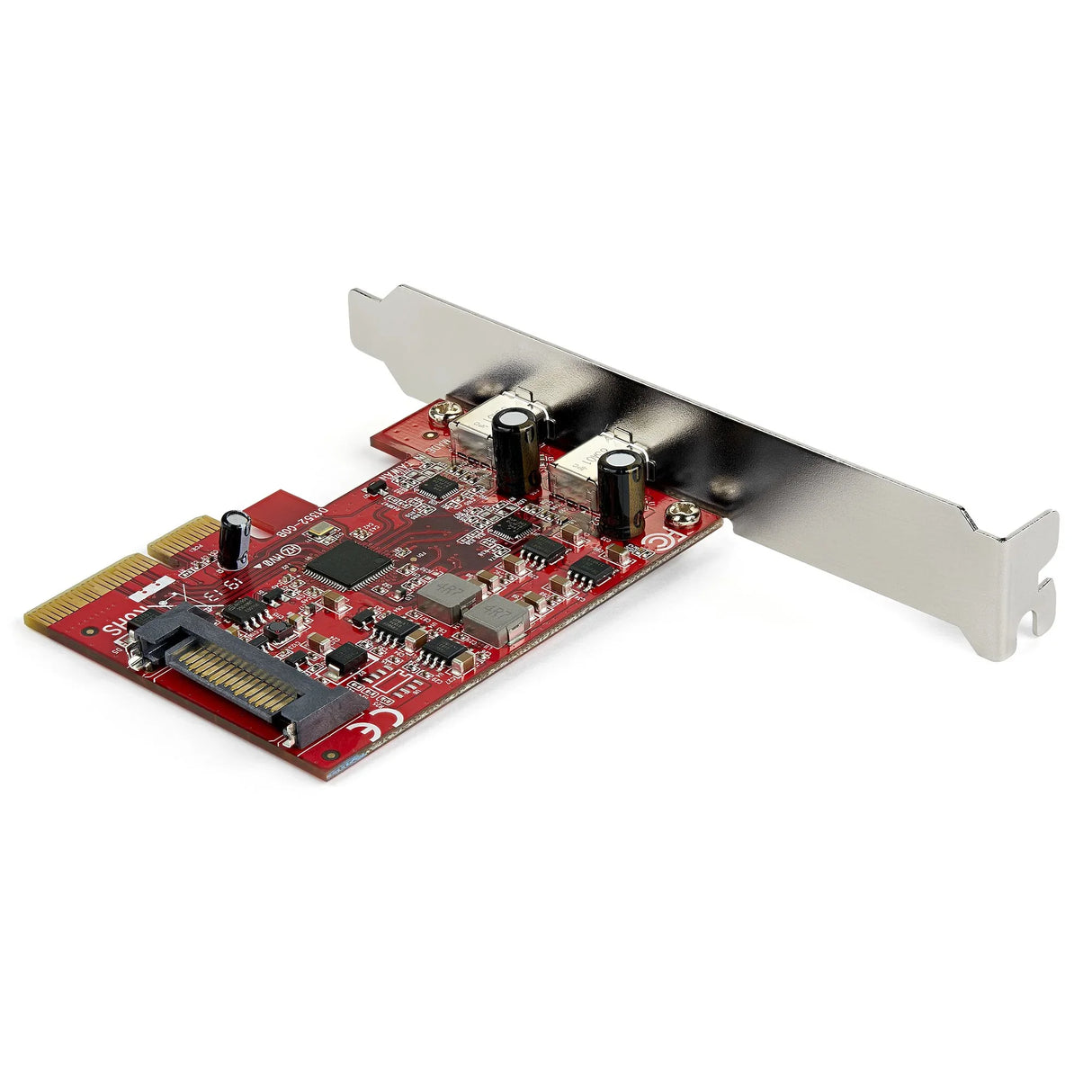STARTECH 2-Port USB 3.2 Gen 2x1 (10Gbps) PCIe Card - USB-C SuperSpeed PCI Express 3.0 x4 Host Controller Card - USB Type-C PCIe Add-On Adapter Card - USB C Expansion Card (PEXUSB312C3) (PEXUSB312C3)