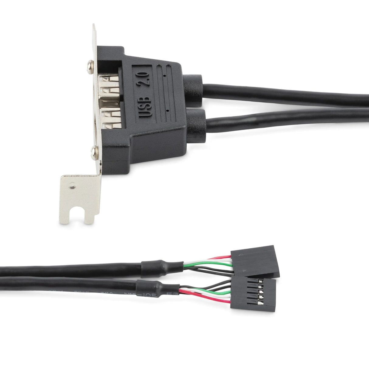 STARTECH 2 Port USB A Female Low Profile Slot Plate Adapter (USBPLATELP)