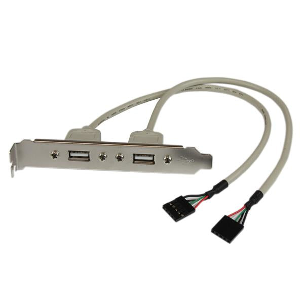 STARTECH 2 Port USB A Female Slot Plate Adapter (USBPLATE)