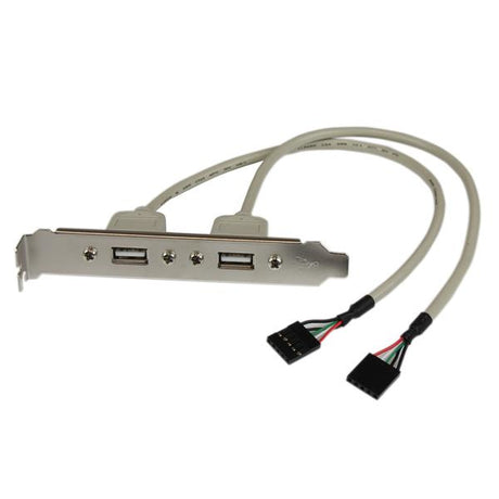 STARTECH 2 Port USB A Female Slot Plate Adapter (USBPLATE)