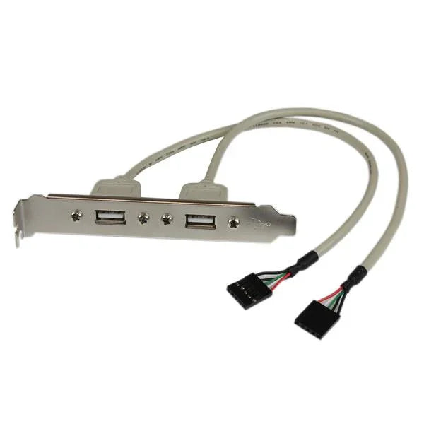 STARTECH 2 Port USB A Female Slot Plate Adapter (USBPLATE)