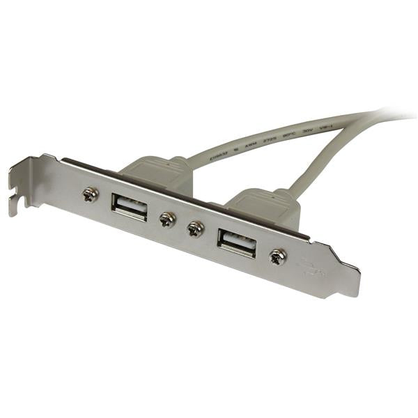 STARTECH 2 Port USB A Female Slot Plate Adapter (USBPLATE)