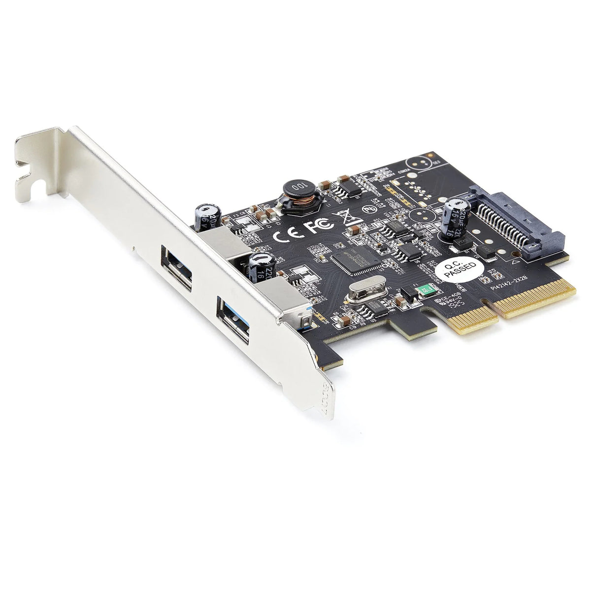 STARTECH 2-Port USB PCIe Card with 10Gbps|port - USB 3.1|3.2 Gen 2 Type-A PCI Express 3.0 x2 Host Controller Expansion Card - Add-On Adapter Card - Full|Low Profile | Windows & Linux (PEXUSB312A3) (PEXUSB312A3)