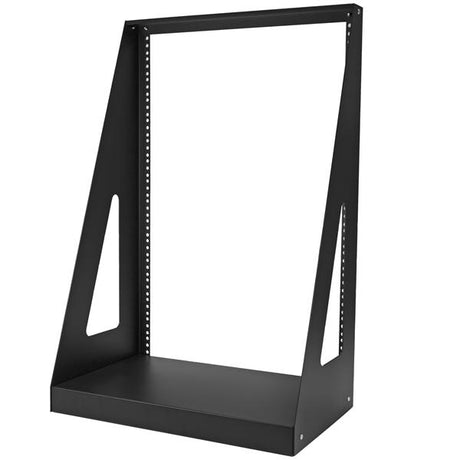 STARTECH 2-Post 16U Heavy-Duty Desktop Server Rack | Small Open Frame 19in Computer Rack | Compact Network Rack for AV | Studio | Data | IT Equipment | Two-Post Home|Office Rack | TAA (2POSTRACK16) (2POSTRACK16)