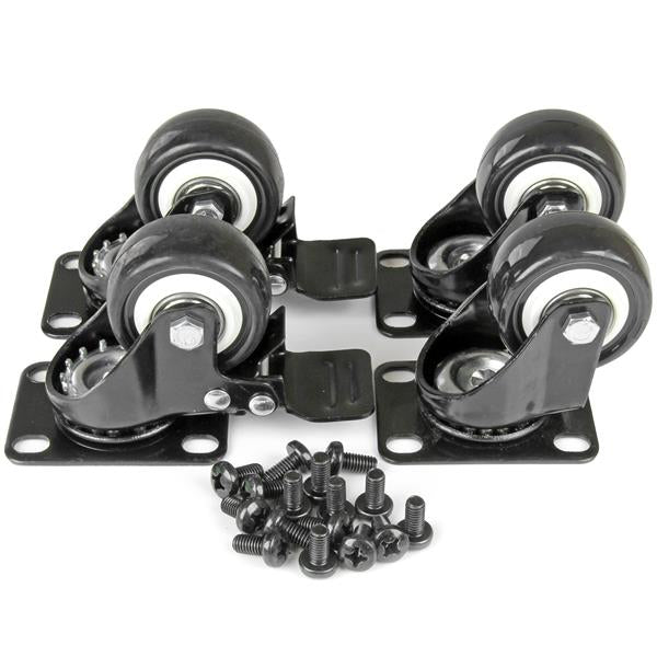 STARTECH 2-Post 42U Mobile Open Frame Server Rack | Two Post 19in Network Rack with Casters | Rolling Open Rack for AV|Data|IT Equipment | Computer Rack for Home|Office Spaces (2POSTRACK42) (2POSTRACK42)