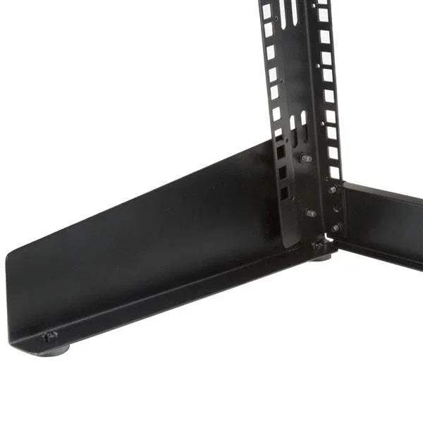 STARTECH 2-Post 8U Desktop Server Rack | Small Open Frame 19in Computer Rack | Compact Network Rack for AV | Studio | Data | IT Equipment | Free Standing Two-Post Home|Office Rack (RK8OD) (RK8OD)