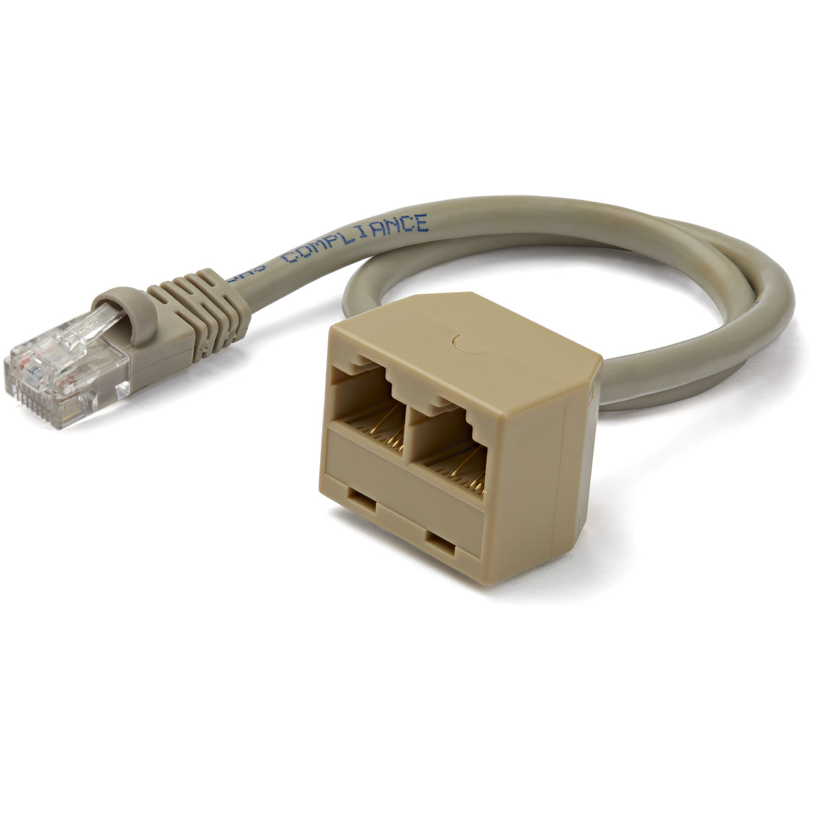 STARTECH 2-to-1 RJ45 Splitter Cable Adapter - F|M (RJ45SPLITTER)