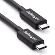 STARTECH 2m (6.6ft) Passive Thunderbolt 3 Cable | 20Gbps | 100W PD | 4K Video | Thunderbolt Cable | Compatible with USB4|DP Alt Mode | Thunderbolt 4 | USB 3.2|Type-C (TBLT3MM2M) (TBLT3MM2M)